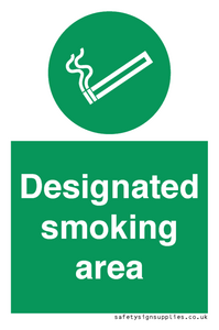 Designated smoking area